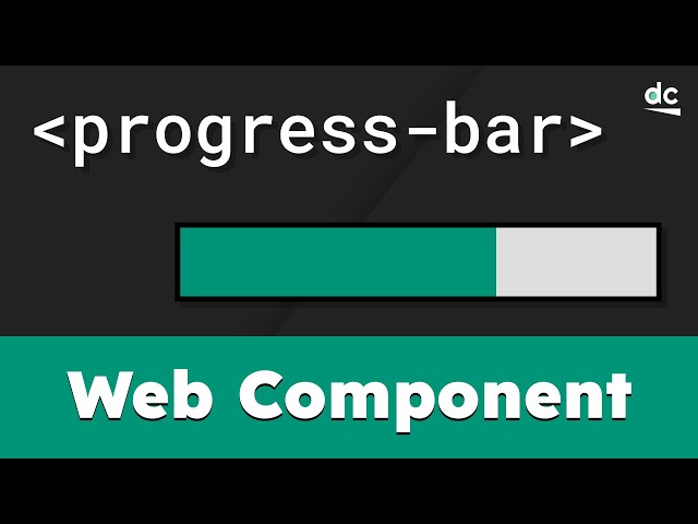 Easily Build a Progress Bar with Web Components in JavaScript