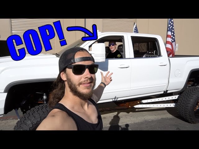 I LET A COP DRIVE MY 14" LIFTED DURAMAX!