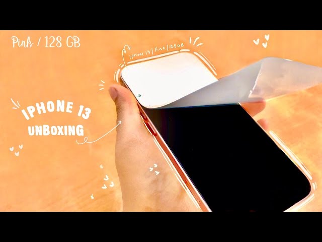 🧚🏻‍♂️ Iphone 13 unboxing & camera check ✨/ Pink 128 GB ✨