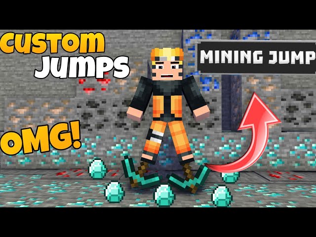 Minecraft But There Are Custom Jumps...
