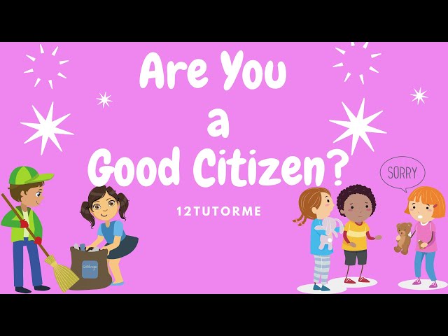 SEL I Social Studies Skills: Learning for Kids: Good Citizenship I Being a Good Citizen