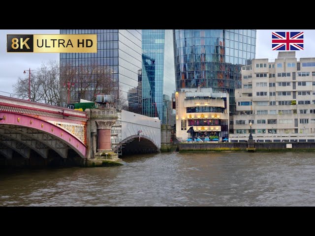 London Landmarks from a New Perspective: A City Cruise Adventure 8K 60fps