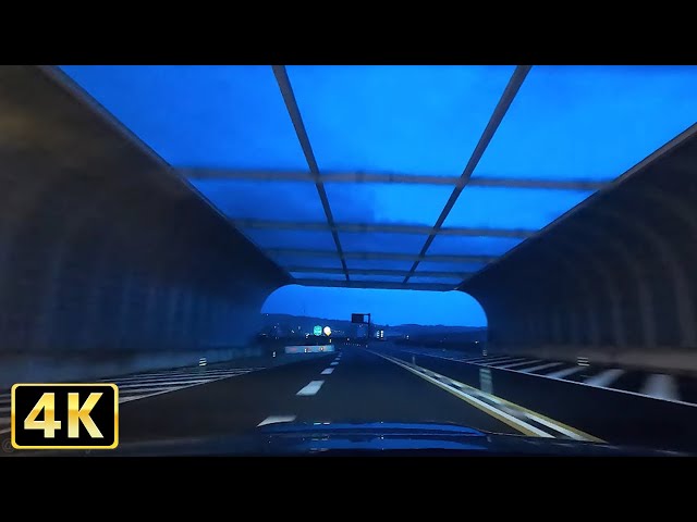 Relax with the sound of cars driving on the highway from 4K morning