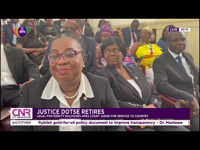 Justice Dotse retires: Legal fraternity eulogises Apex Court judge for service to country