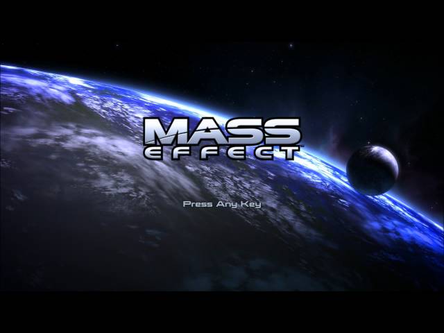 Mass Effect 1 - Start menu