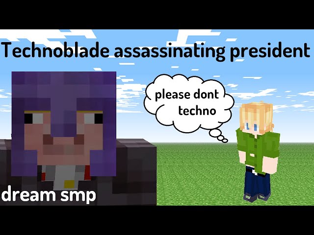 Technoblade assassinating Tubbo(L'Manberg president) in Dream SMP ̶c̶a̶n̶o̶n̶