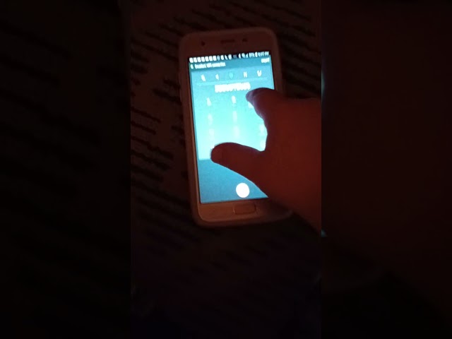 Samsung J3 Star Incoming Call At nighttime in hotel room