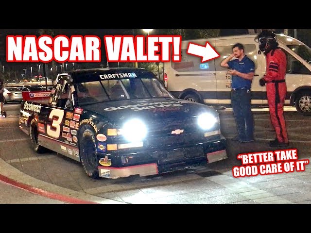 We Tried To Valet My NASCAR... They Were NOT Amused!