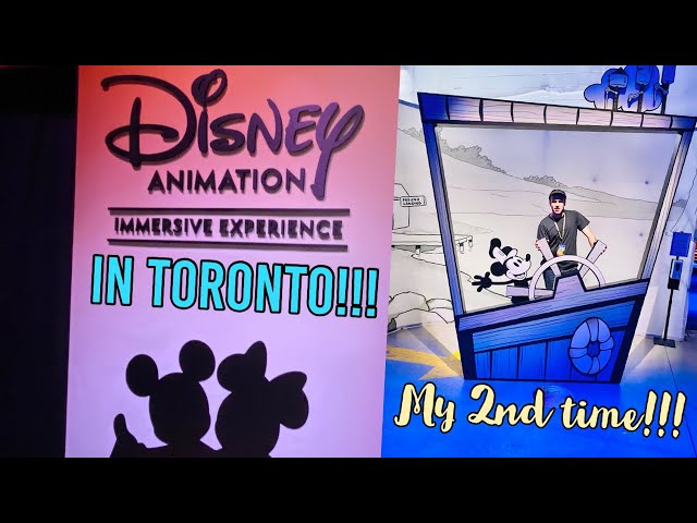My 2nd Immersive Disney Animation Visit in Toronto (June 2023 Vlog!!!)