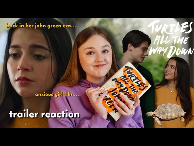 back in our John Green era 🐢 Turtles All The Way Down official trailer REACTION & COMMENTARY