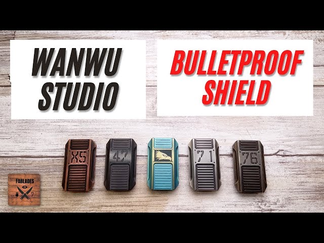 Wanwu Studio Bulletproof Shield Slider Fidget Toy. Fablades Full Review