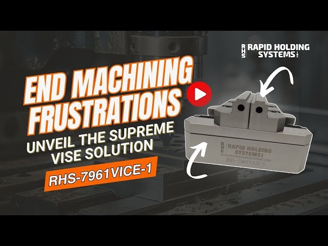RHS-7961VICE-1 | 70mm Precision Self Centering Vise on Compatible 3r Pallet
