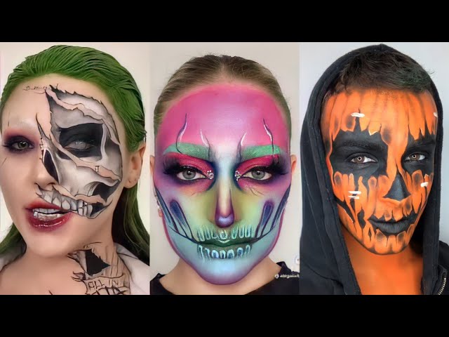 Halloween Transitions and Makeup 👻🔥