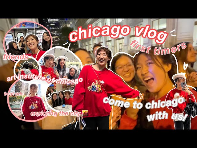 chicago vlog 🏙 the art institute of chicago 🖼 boat ride 🛥 weekend day in my life ♡