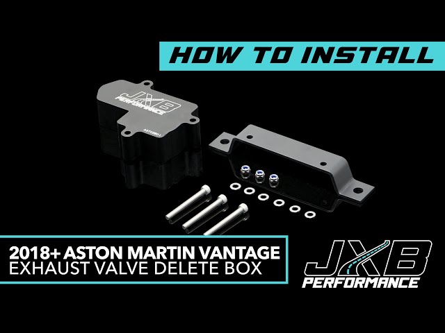 AM6 Aston Martin Vantage (2018+) Exhaust Valve Delete Box Install | JXB Performance