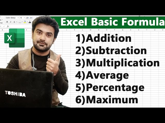 Excel Basic Formulas | Learn Excel Basic To Advance Level