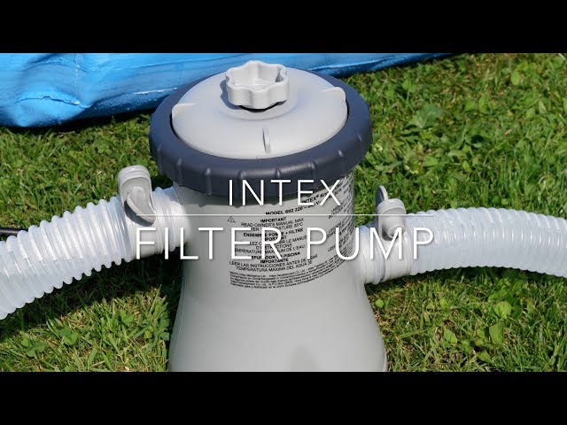 How to install the Intex filter pump
