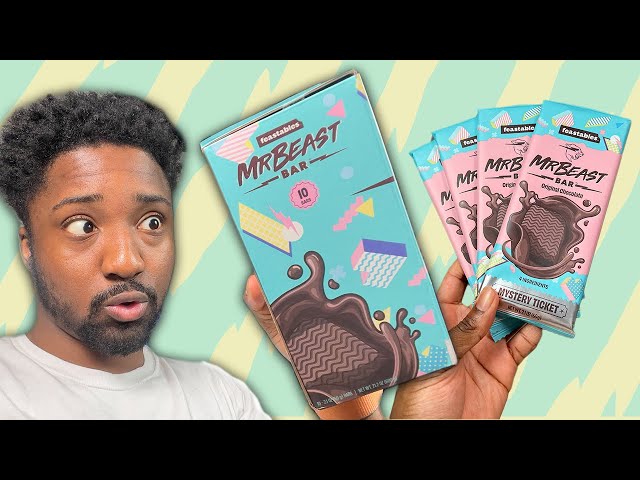 I WON! | Trying @MrBeast Chocolate Bars! (Live Stream)