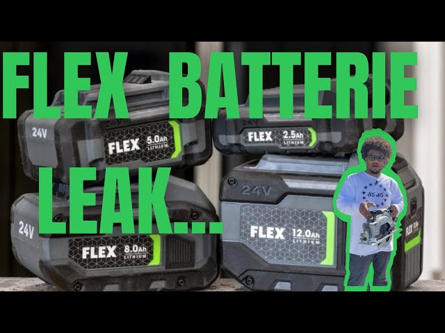 Flex Batteries LEAKING BLACK POISON