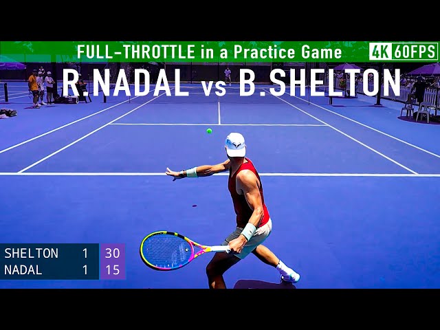 Rafael Nadal vs Ben Shelton | Intense Battle to the End