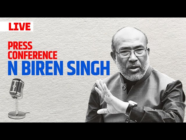 LIVE: Manipur Chief Minister N Biren Singh Press Conference | BJP | Imphal | Election | Security