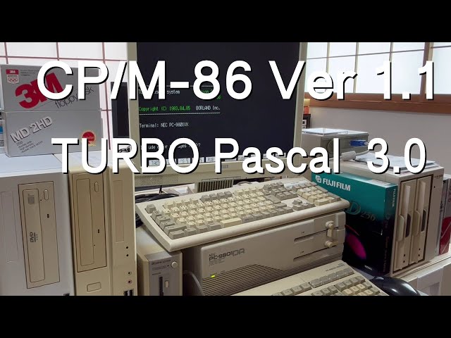 CP/M-86 Ver 1.1　 TURBO Pascal 3.01A