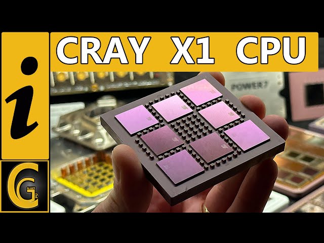 CRAY X1 Multi Chip Module - Monster CPU with 8 Cores - Teardown