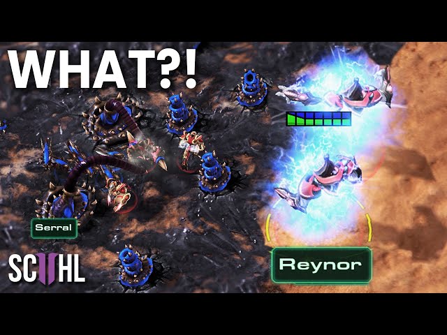 Reynor Switches to Protoss in a Professional StarCraft 2 Match