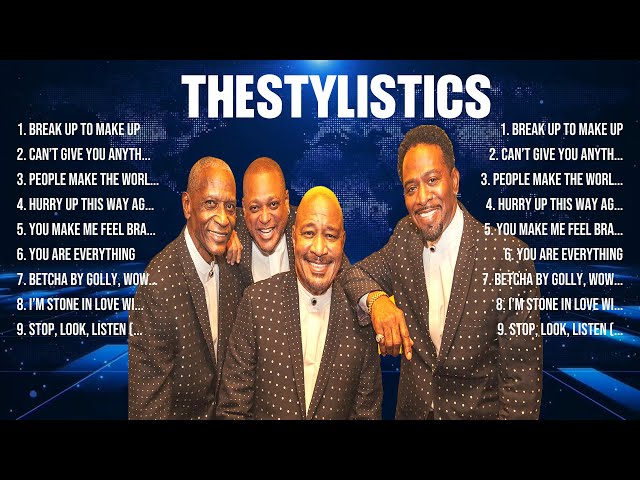 theStylistics Top Of The Music Hits 2024   Most Popular Hits Playlist