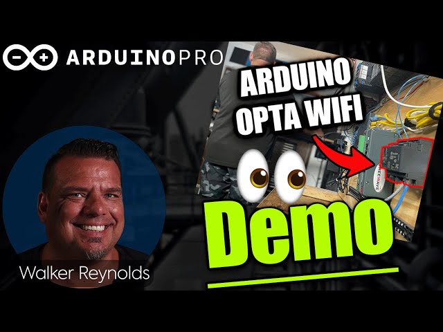 Arduino Opta Wifi Live Demo!