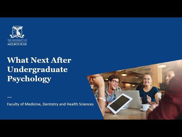 What Next after Undergraduate Psychology: 2024 Intake
