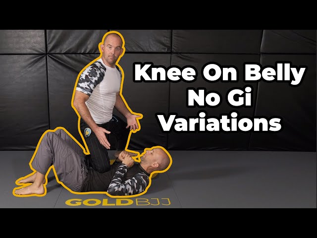 Knee On Belly Submission Variations for No-Gi Jiu Jitsu