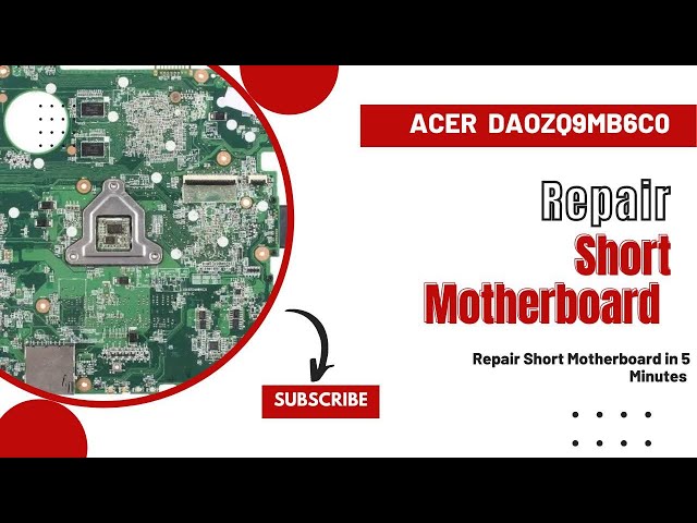 How to Repair Short Motherboard in 5 Minutes