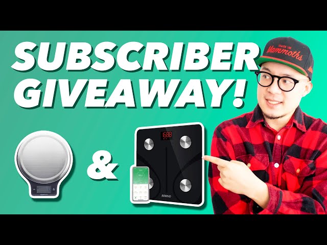 🚨SUBSCRIBER GIVEAWAY! Renpho Smart Scale & Food Scale - Keto and IF (Intermittent Fasting)