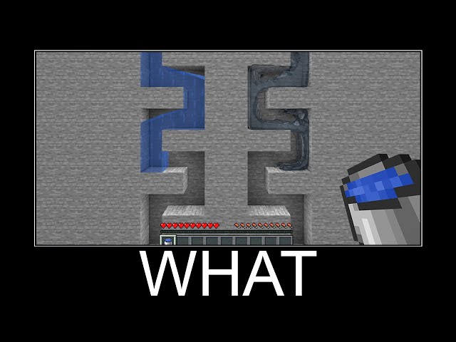 Minecraft wait what meme part 39 | water vs realistic water