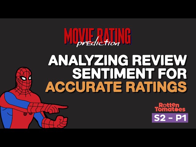 Data Project: Analyzing Review Sentiment for Accurate Ratings [Part 1]