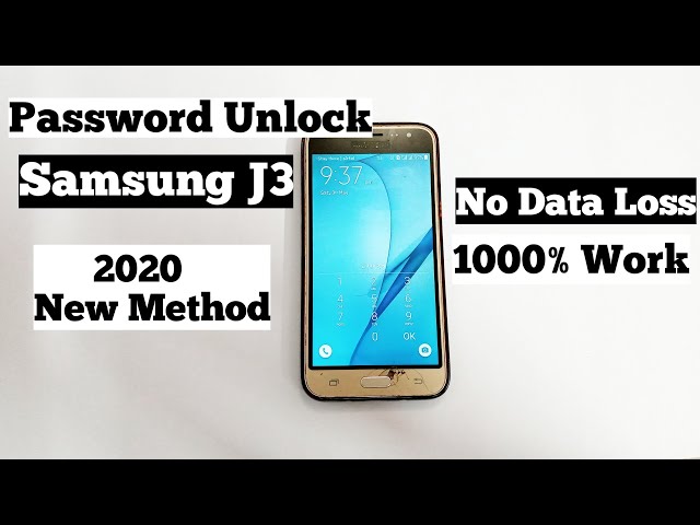 Samsung J3 Forgotten Password Unlock Without Losing Data | HowToUnlock SamsungJ3  Forgotten Password