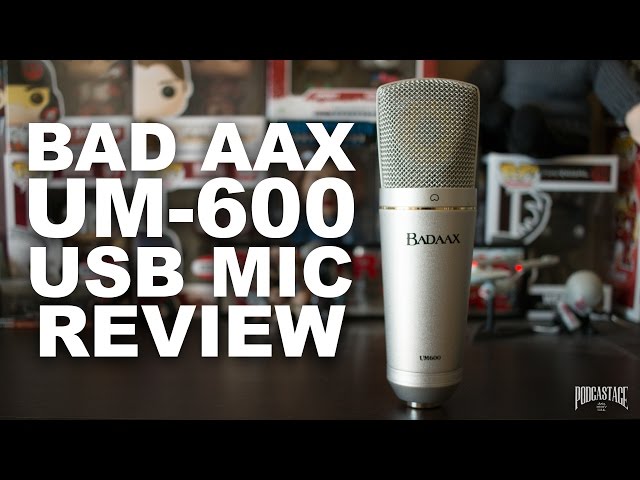 Bad Aax BA-UM600 USB Mic Review / Test