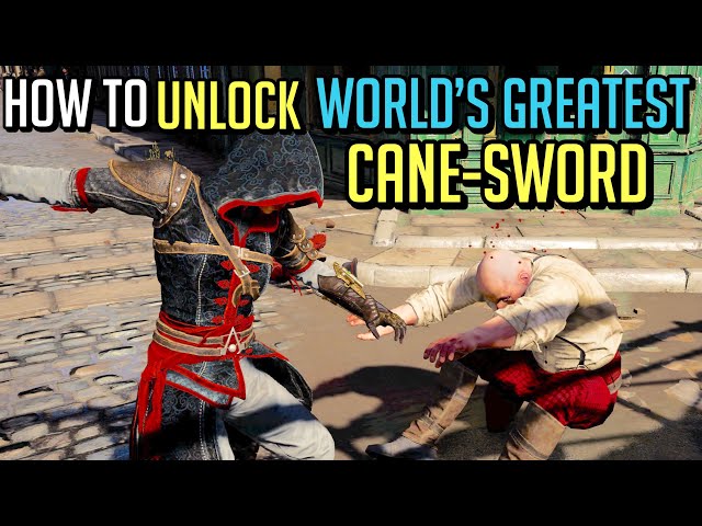 Assassin's Creed Syndicate How to Unlock World's Greatest Cane-Sword ( Level 10 Secret Item)