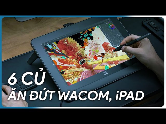 Tablet đồ họa 6 củ ăn đứt iPad Pro, Wacom - XPPen Artist Pro 14 gen 2