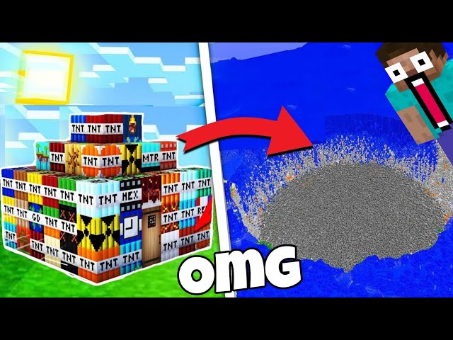 This TNT Destroyed My Whole Minecraft World...
