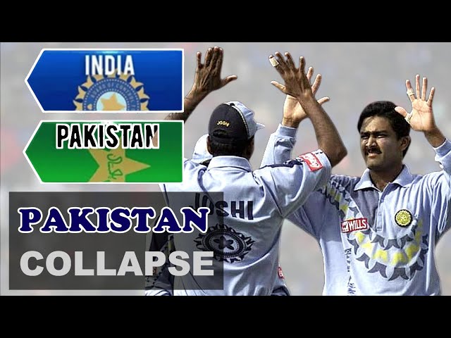 Pakistan's Collapse | India vs Pakistan | Run-Out Drama | Azharuddin's Match-Winning Fifty