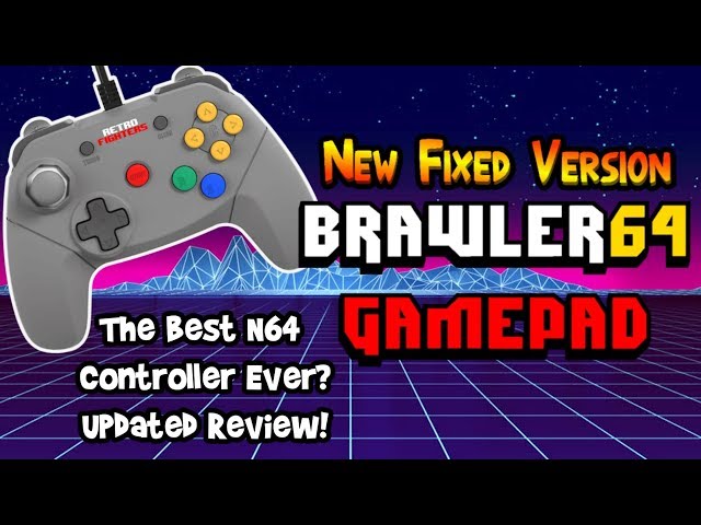 The Best N64 Controller!? Brawler 64 Fixed Version Review & Tear Down!