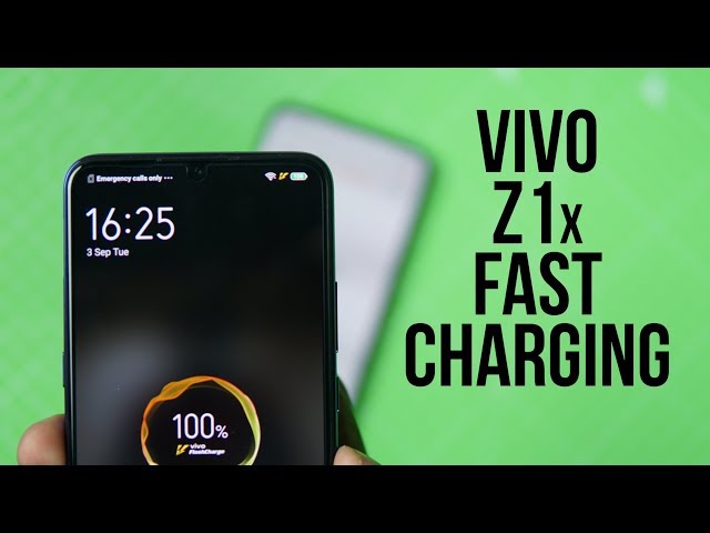 Vivo Z1x Fast Charging Speed, 22.5W Flash Charger Test - How much time to reach 100%?