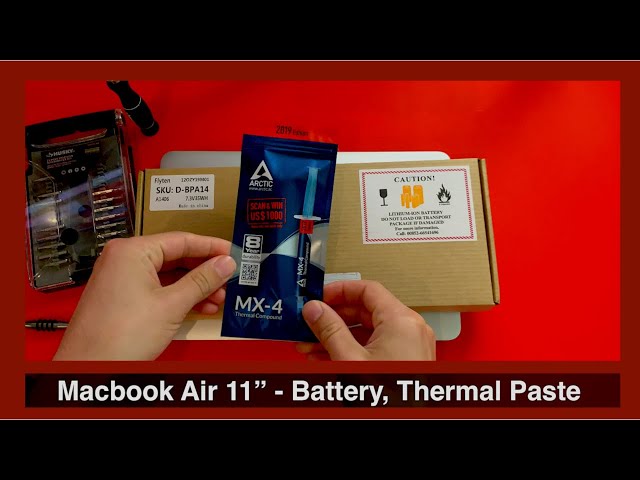 Reconditioning a Macbook Air 11" (2012)