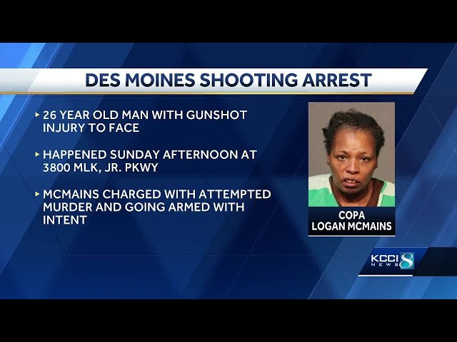 Des Moines police arrest suspect in Sunday shooting