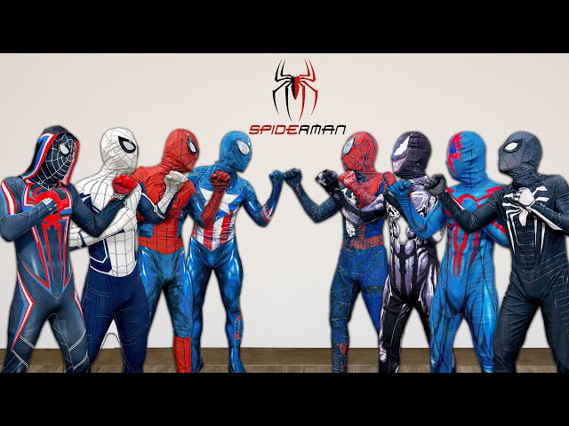 PRO 9 SUPERHERO TEAM || TEAM SPIDER-MAN vs SUPER BAD-HERO TEAM !!! ( Funny Action Real Life )