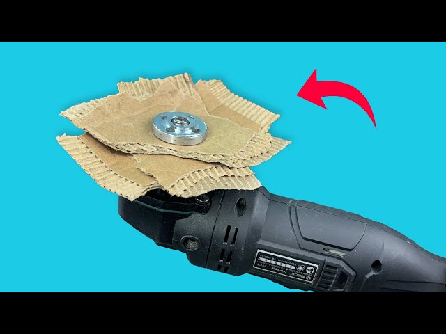 New Secret Revealed!!! Insert Cardboard into an Angle Grinder and Amazed