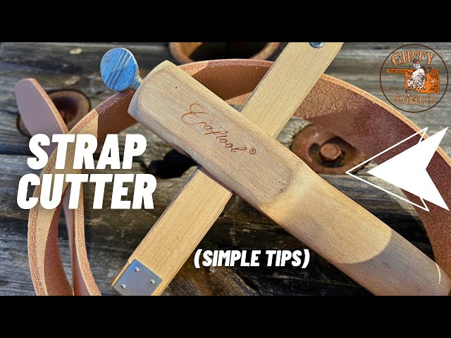 DIY Leather Crafting: How to Use a Strap Cutter