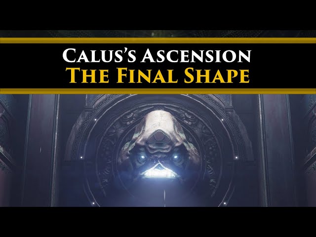 Destiny 2 Lore - Calus's Ascension! The Final Shape & Calus's plan to Become One With Darkness!